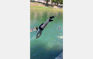 Le plongeon d'Alicia